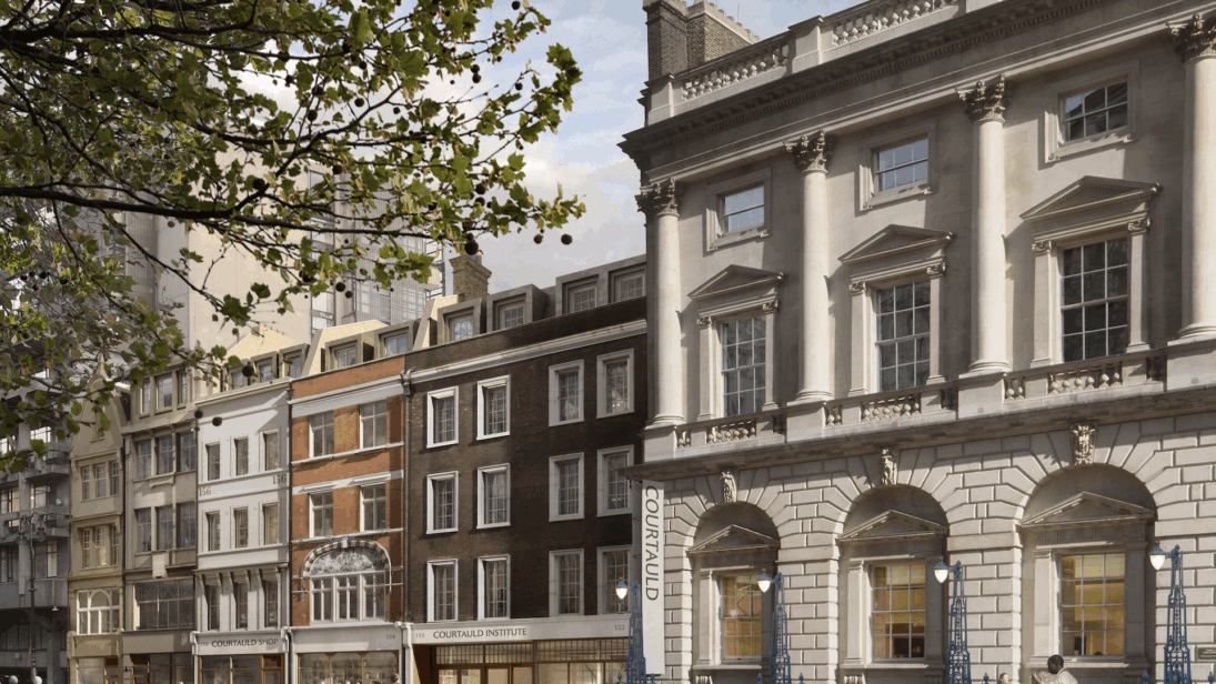 1. Rendering of the new Courtauld Institute entrance. Image Secchi Smith
