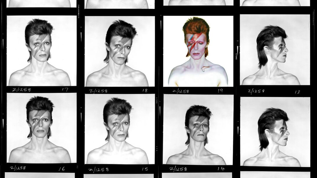 Aladdin Sane Contact Sheet © Duffy Archive & © The David Bowie ArchiveTM