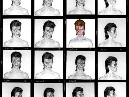 Aladdin Sane Contact Sheet © Duffy Archive & © The David Bowie ArchiveTM
