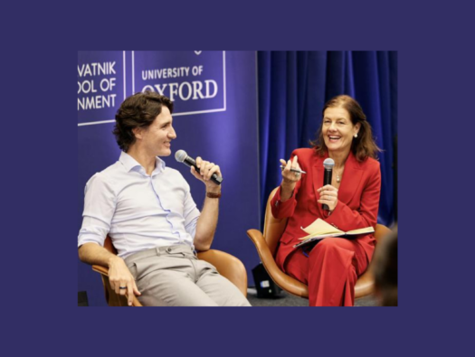BSG Justin Trudeau and Ngaire Woods