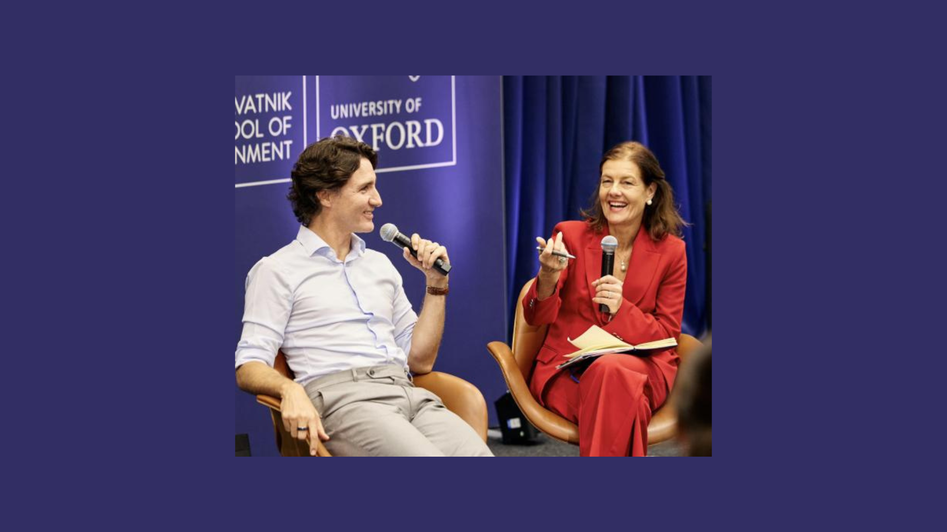 BSG Justin Trudeau and Ngaire Woods