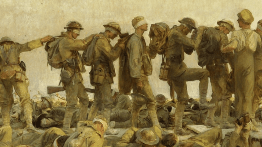 Gassed, by John Singer Sargent (c 1919, detail) CREDIT IWMGetty Images