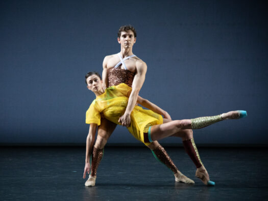 Giacomo Rovero and Hannah Grennell in Secret Things by Pam Tanowitz The Royal Ballet photo by Alice Pennefather ROH 2023