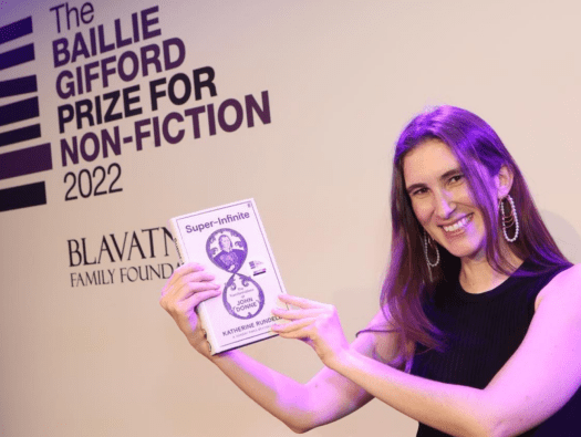 Katherine Rundell’s Super-Infinite_ The Transformations of John Donne Wins the Baillie Gifford Prize for Non-Fiction 2022