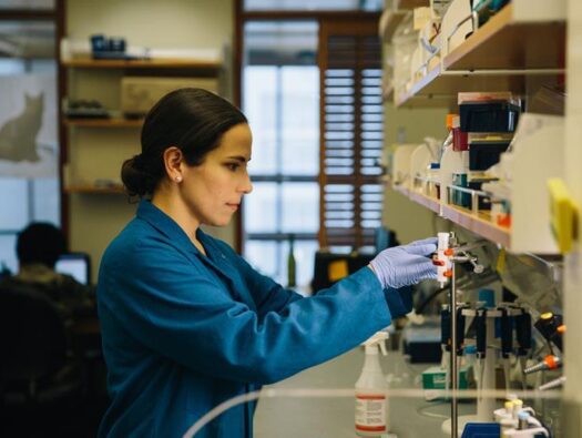 Markita Landry in lab